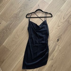 ZARA MIDI SATIN DRESS